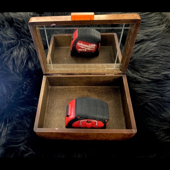 19th Century Burl Wood Box With Bakelite Handle - Picture 7 of 16